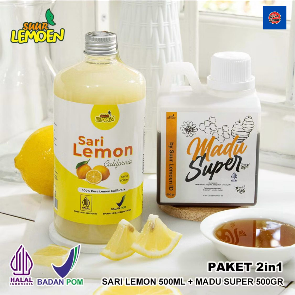 

Paket Diet Hemat - Sari Lemon 500ml dan Madu Hutan 500gram - By Suur Lemoen ID