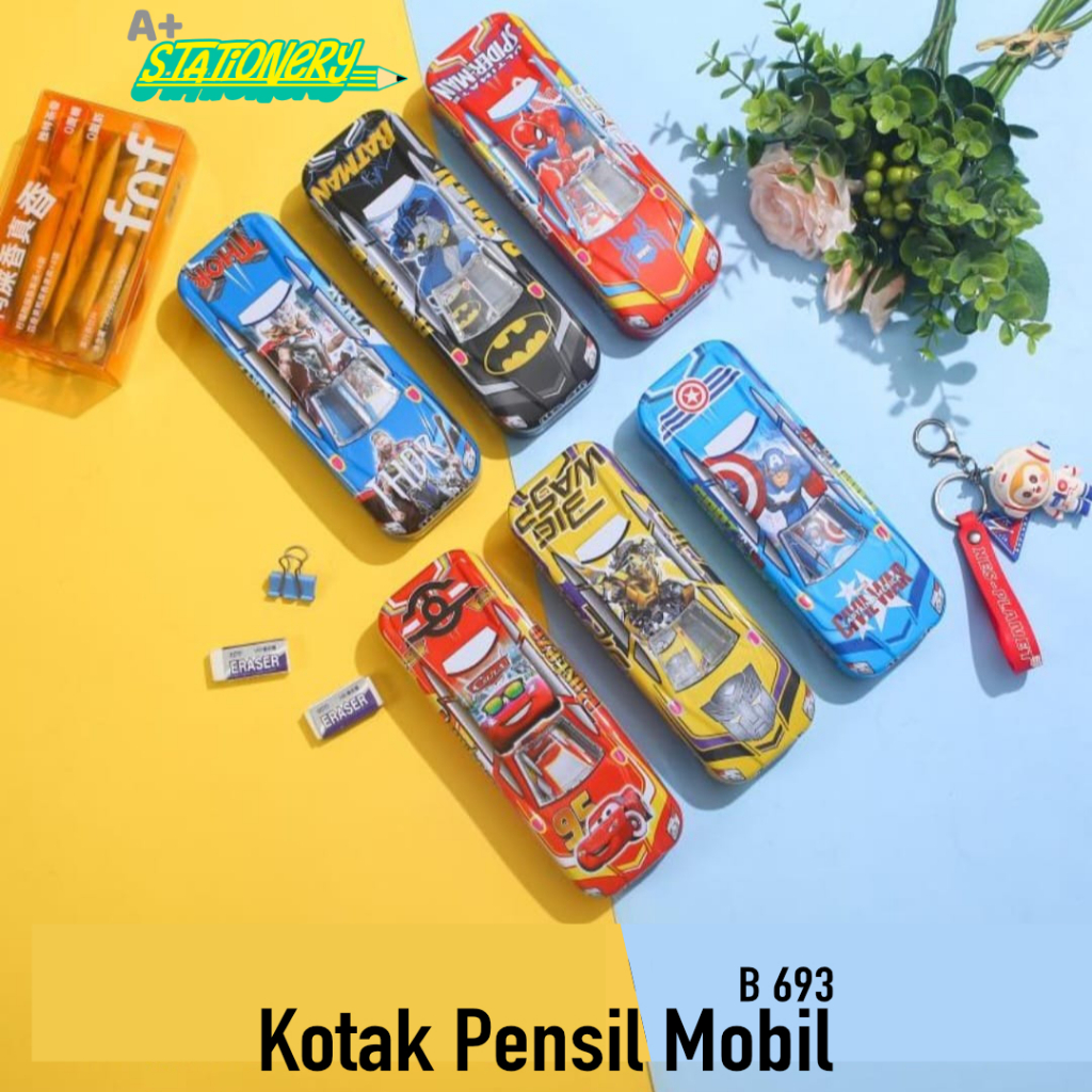 

[A+] Tempat Pensil Mobil Karakter | Kotak Pensil Mobil | Pencil Case Mobil + Anak