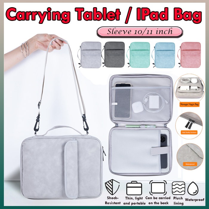 Sleeve Samsung Tab A7 A8 A9+ S6 Lite S4 S5e S6 S7 S8 S9 S9 FE Tas Selempang Handbag Pouch Tas Laptop