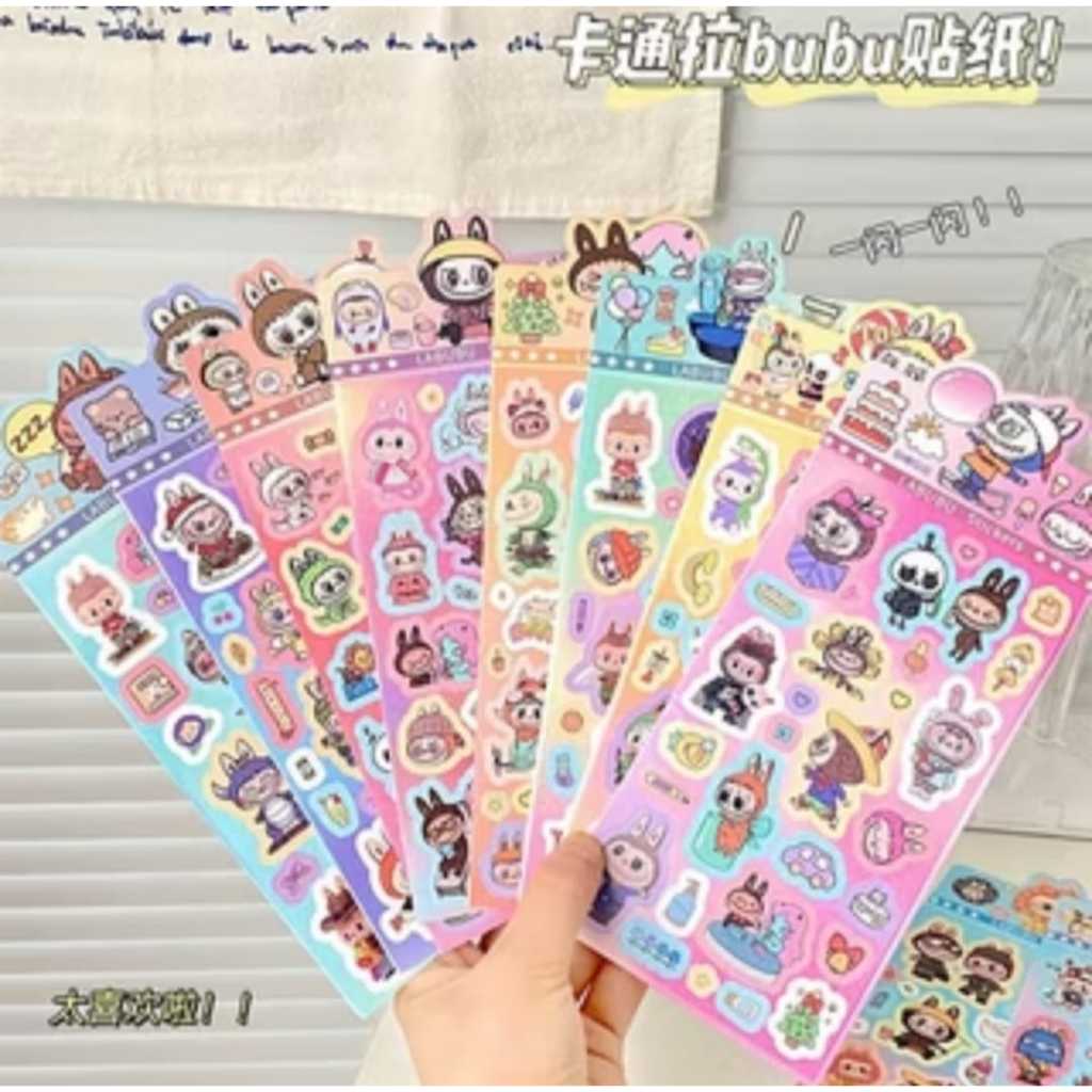 

AS888 - Stiker Glitter Hologram Besar Motif Sanrio