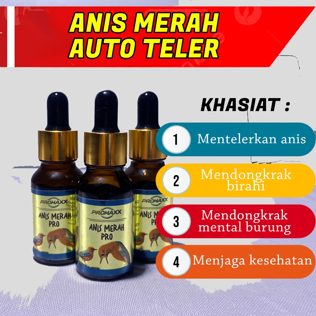 PROMAXX ANIS MERAH PRO VITAMIN PENGGACOR AGAR ANIS MERAH AUTO TELER