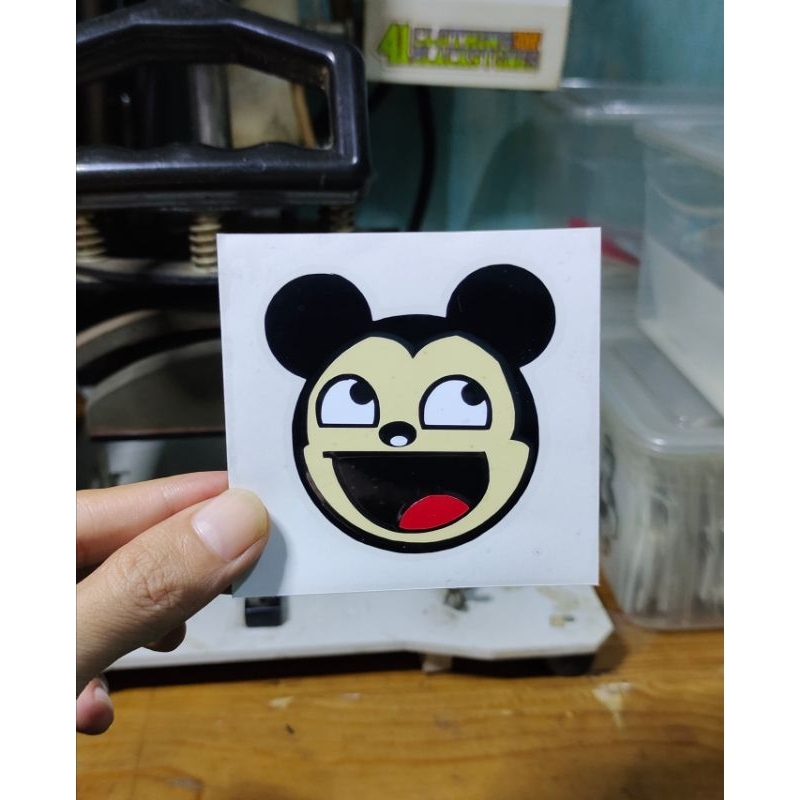 

stiker Mickey mouse lucu 2 sticker cutting keren