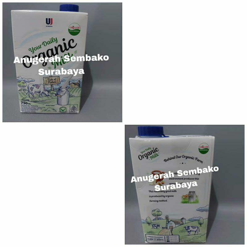 

Ultra Milk Susu UHT Organik Kotak 750 ml.EXP 2025.READY SIAP KIRIM