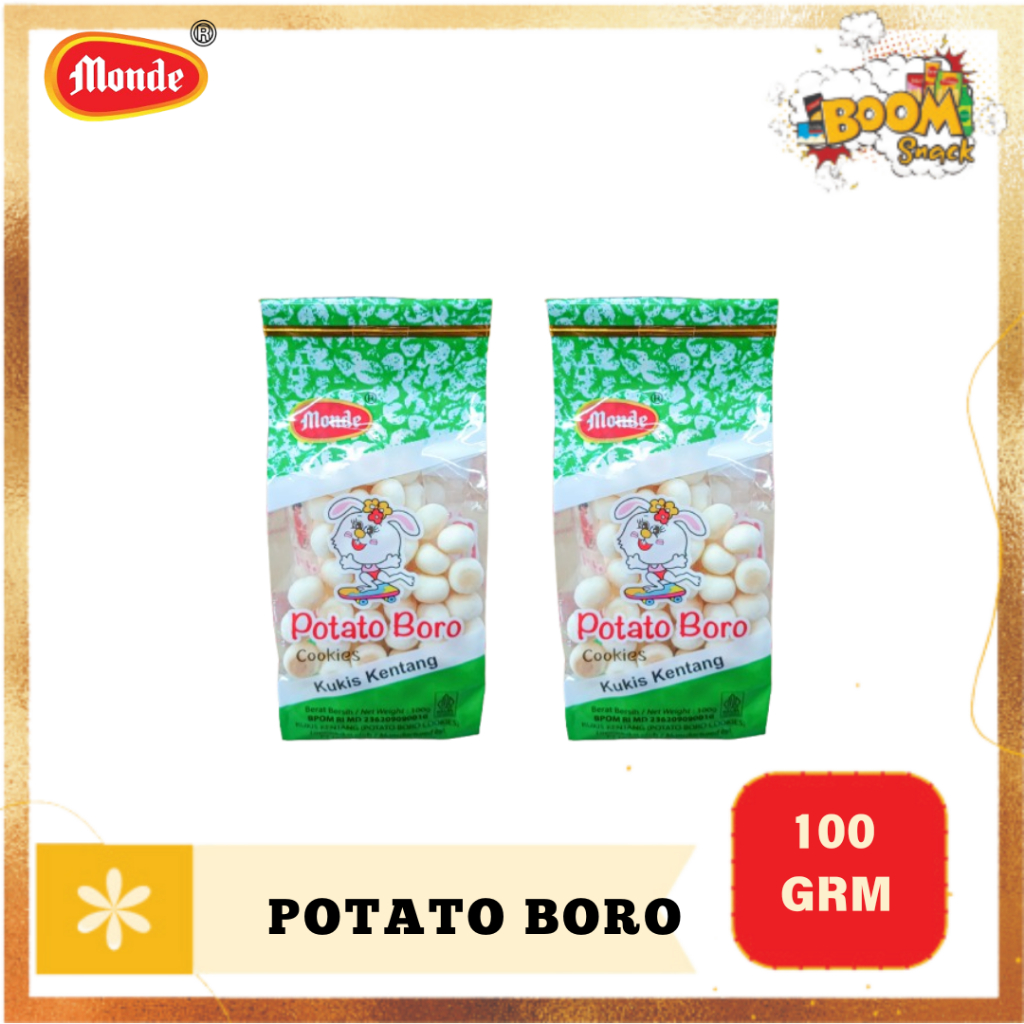 

Monde Potato Boro Cookies Kentang Original 100gr