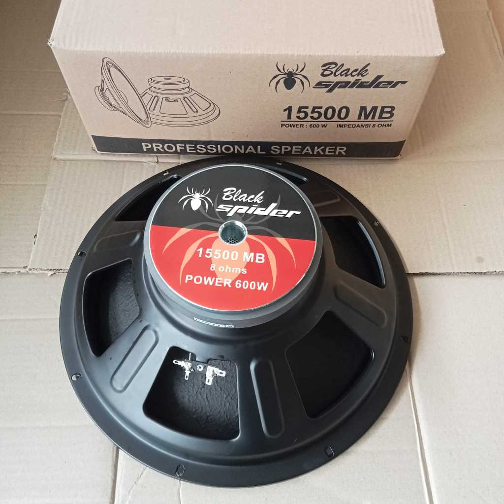 speaker 15 in 15inch black spider 15500 MB subwoofer