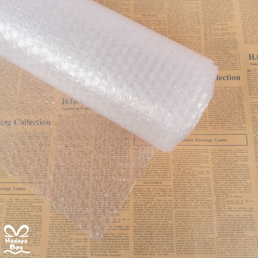 

Tambahan Extra Packing Bubble Wrap Agar Paket Lebih Aman