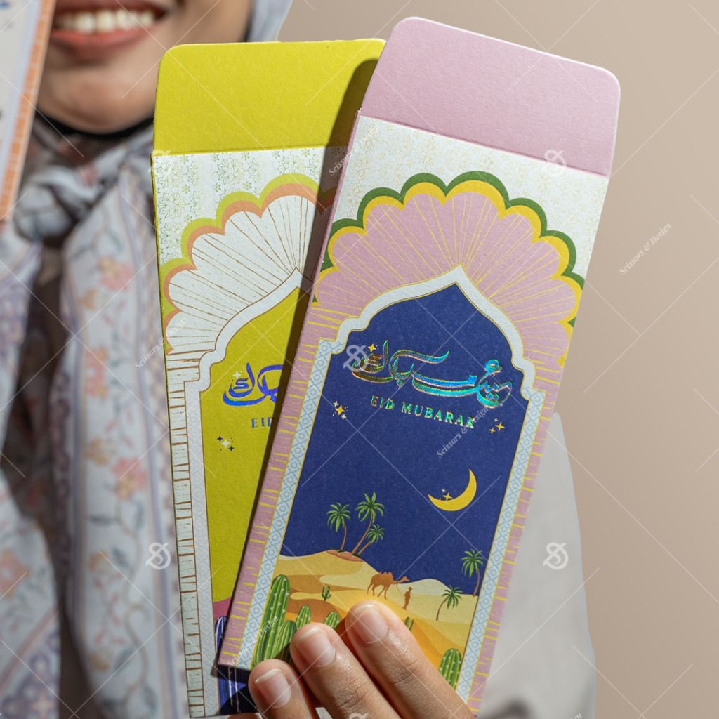 

Scissors & design Amplop Ramadhan / Eid Fitri 7,5 x 16 cm ( READY )