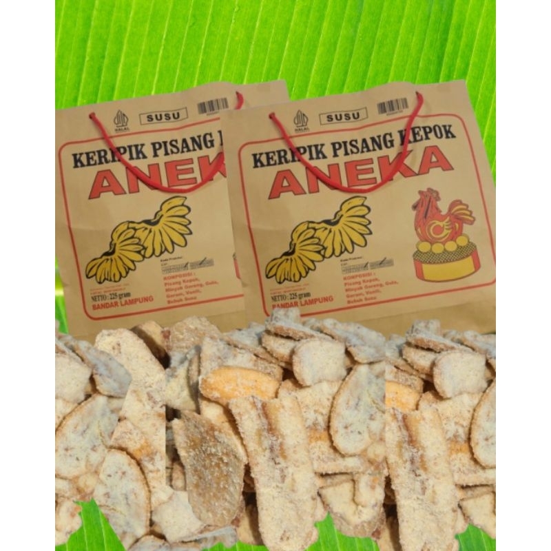 

Keripik pisang kepok aneka rasa susu 225 gram