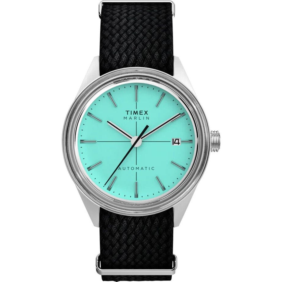 Jam Tangan TIMEX Marlin Jet Automatic 38mm Fabric strap watch TW2Y06400VQ