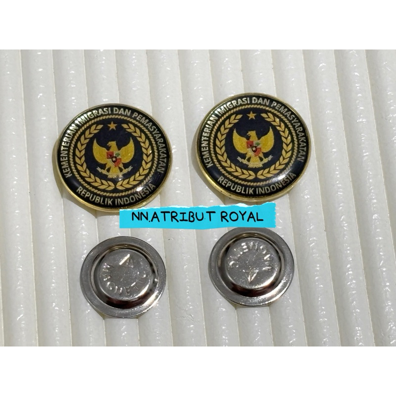 PIN KEMENIMIPAS MAGNET | PIN LOGO CUSTOM MAGNET