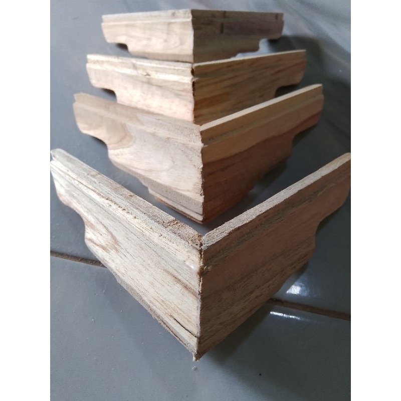 Kaki sangkar kosan model Clasik kayu jati tua pilihan 1set4pcs