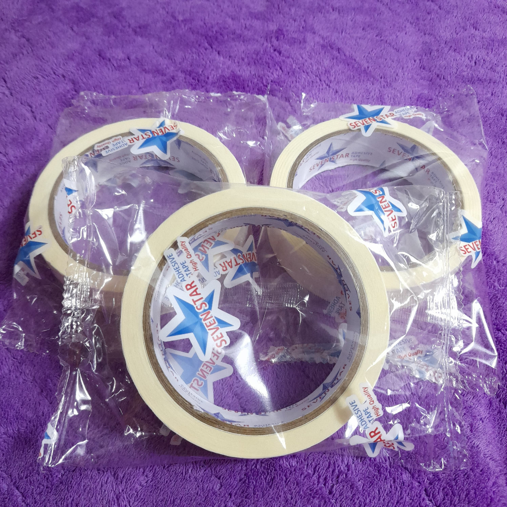 

Isolasi kertas masking tape STAR 24mm / 1"Inch x 25 Yard