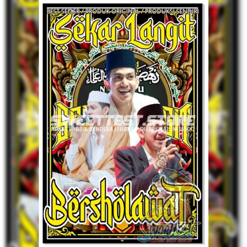 BEST SELLER + 1 HARI JADI + FREE STICKER, BENDERA PRINTING CUSTOM, GIANTFLAG PRINTING CUSTOM, MINIFL