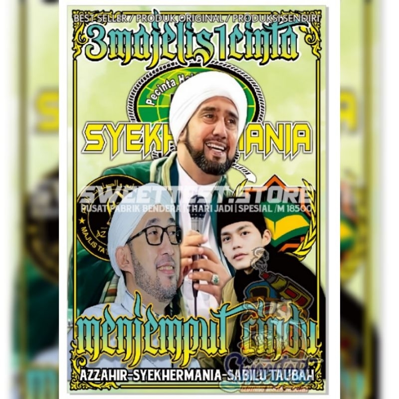 BEST SELLER + 1 HARI JADI + FREE STICKER, BENDERA PRINTING CUSTOM, GIANTFLAG PRINTING CUSTOM, MINIFL