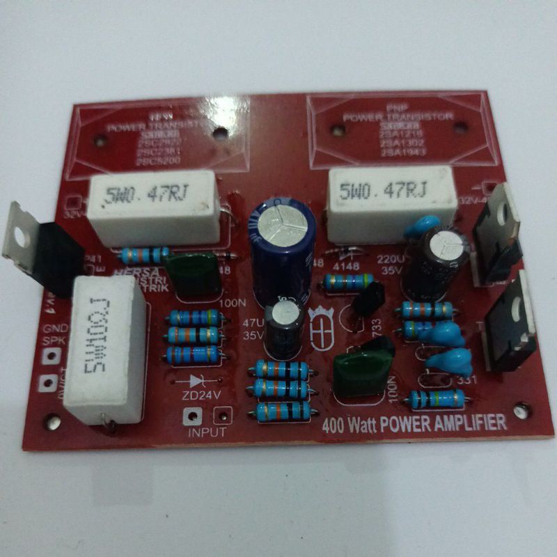 driver power amplifier Sanken 400watt mono