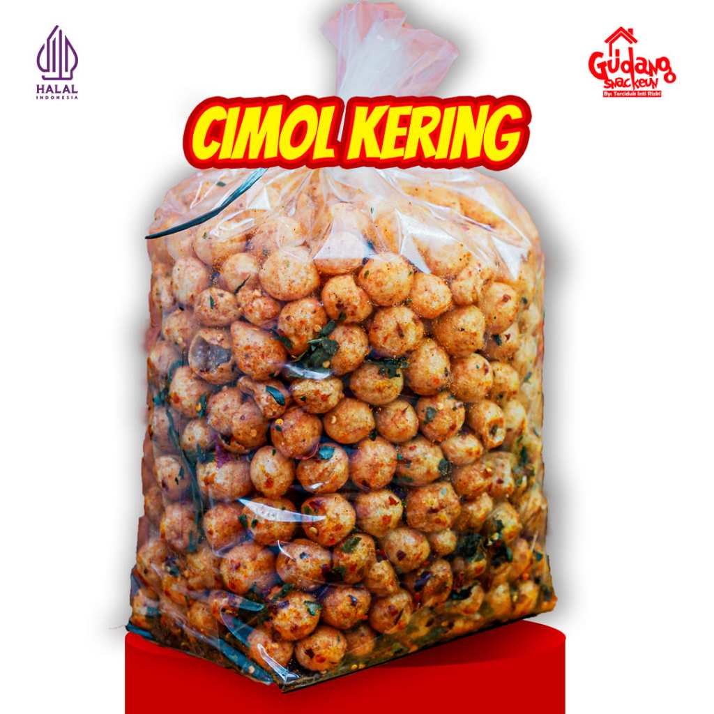 

Cimol Kering 1kg Pedas Cikruh Daun Jeruk - Gudang Snackeun by Terciduk Inti Rizki