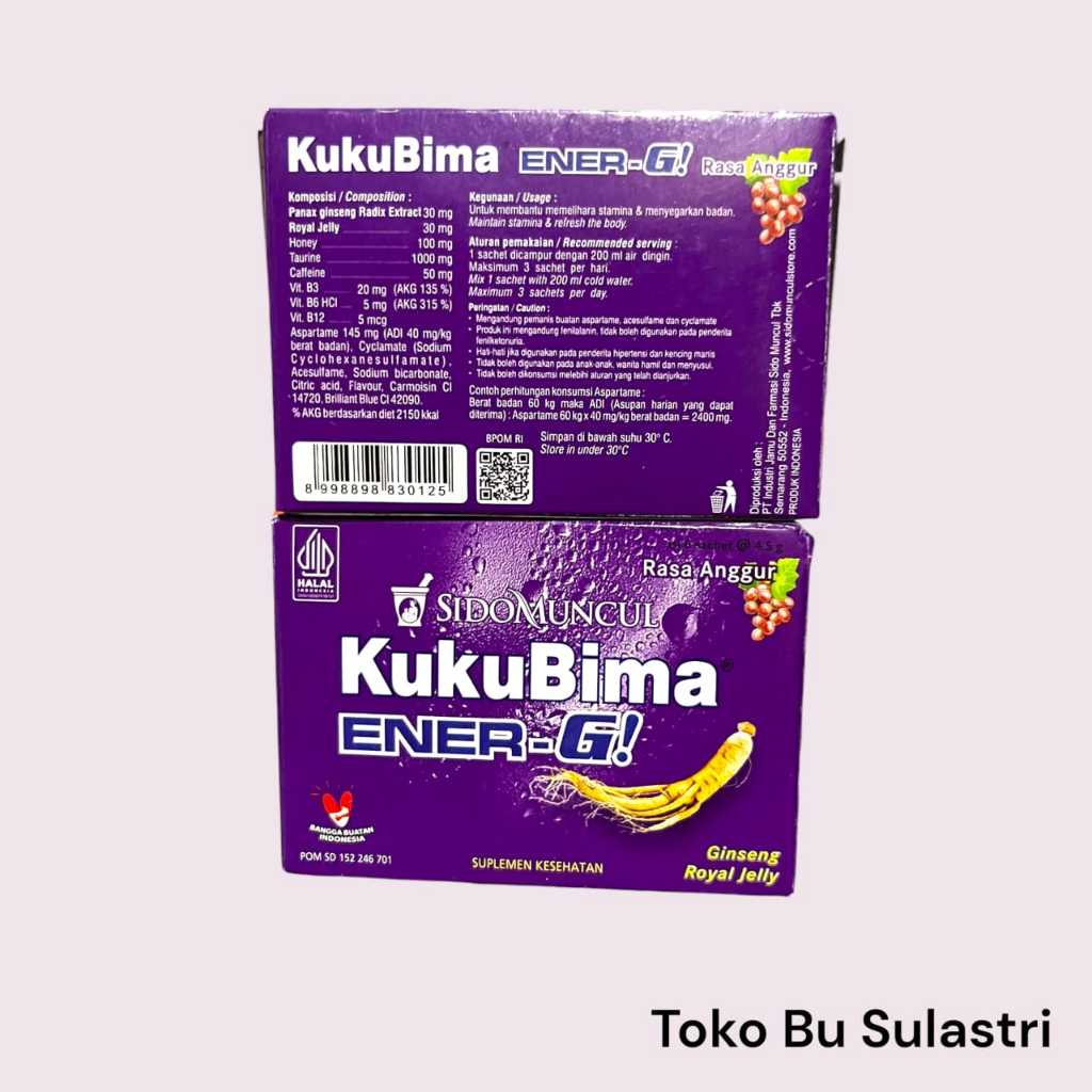 

KUKUBIMA ENER-G RASA ANGGUR | KUKUBIMA BOX ISI 6 SACHET