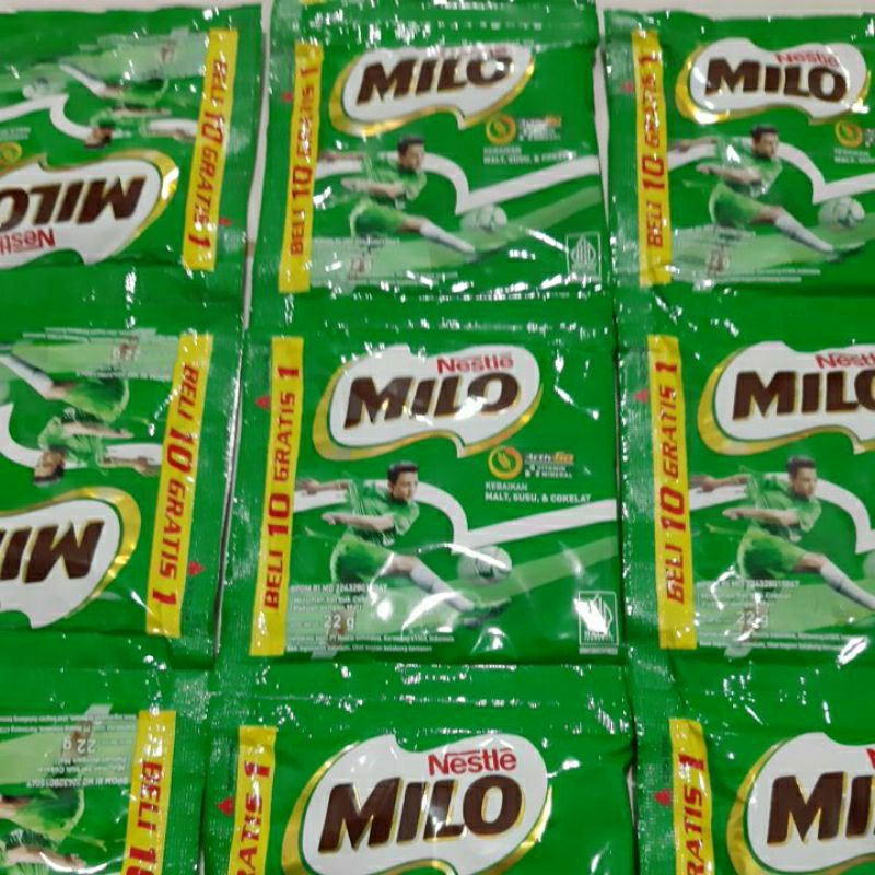 

Susu MILO ACTIVE GO Shachet 22gr Isi 11Pcs