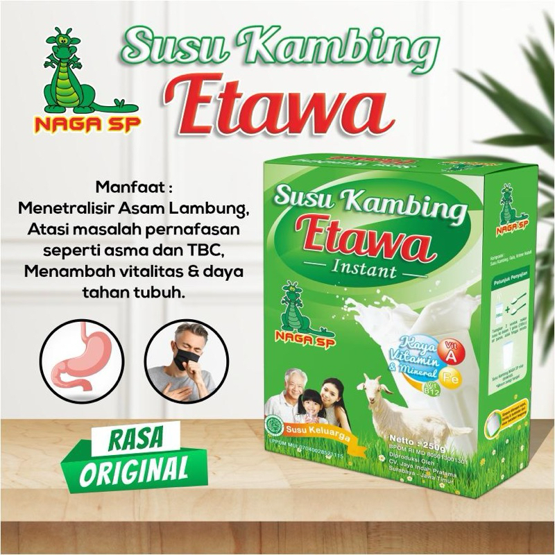 

Susu Kambing Etawa Naga SP 250g (ORI) BELI 5 BONUS SARI REMPAH 1