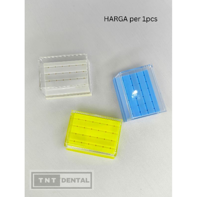 burs bur holder kotak  mata bor gigi dental highspeed 24 lubang