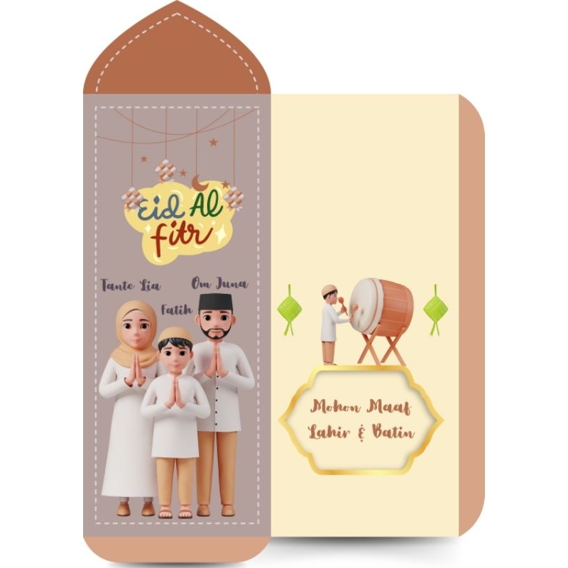 

Amplop Lebaran Custom Nama