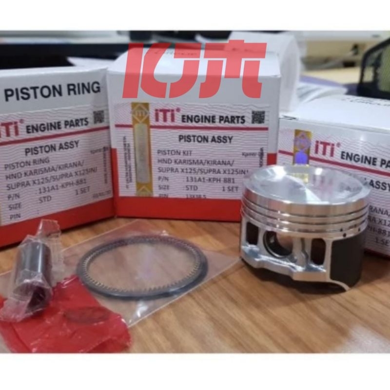 ITI PISTON SET / PISTON KIT HONDA KARISMA/KIRANA/SUPRA X 125/SUPRA X 125 FI (KPH)