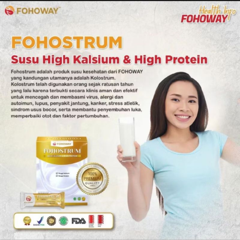 

SUSU FOHOSTRUM DARI FOHOWAY UNTUK IMUN/KEKEBALAN