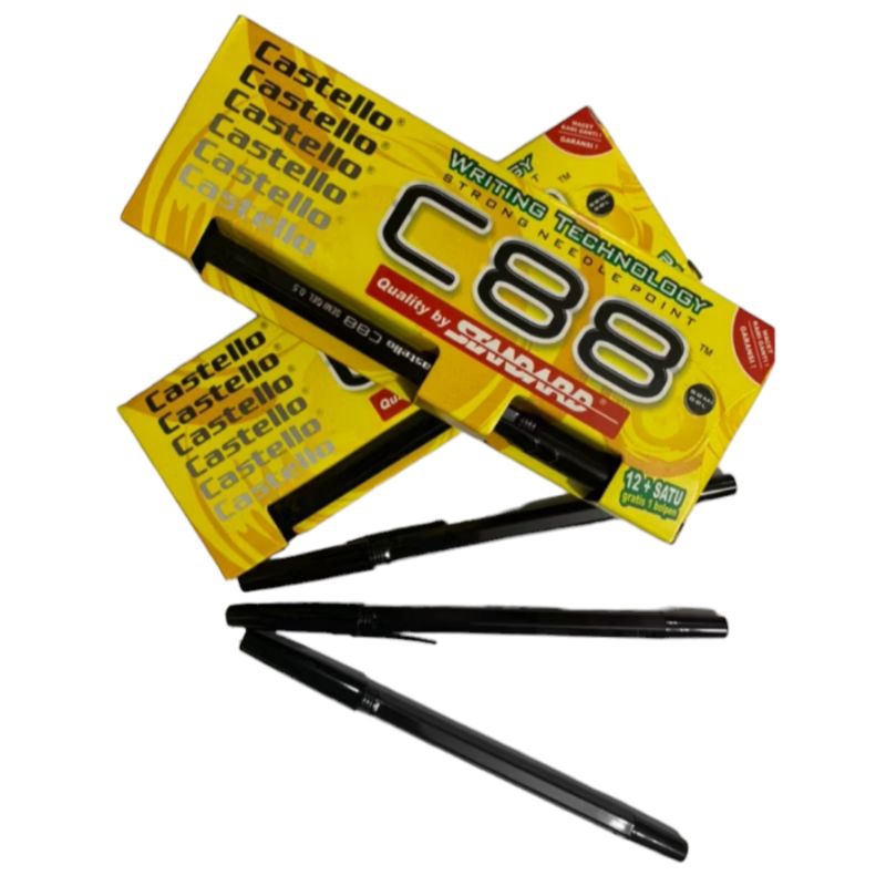 

Pulpen Standart C88 / 1 Pack Isi 13 Pcs - Stationery Tinta