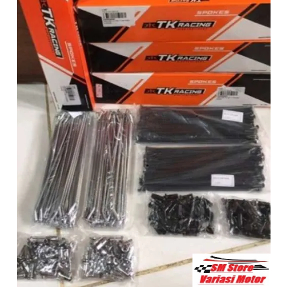 Jari jari ruji Tk racing KLX 150 D Tracker 150 ring 18/21 16/19 17/17 hole 36 VELG depan dan belakan