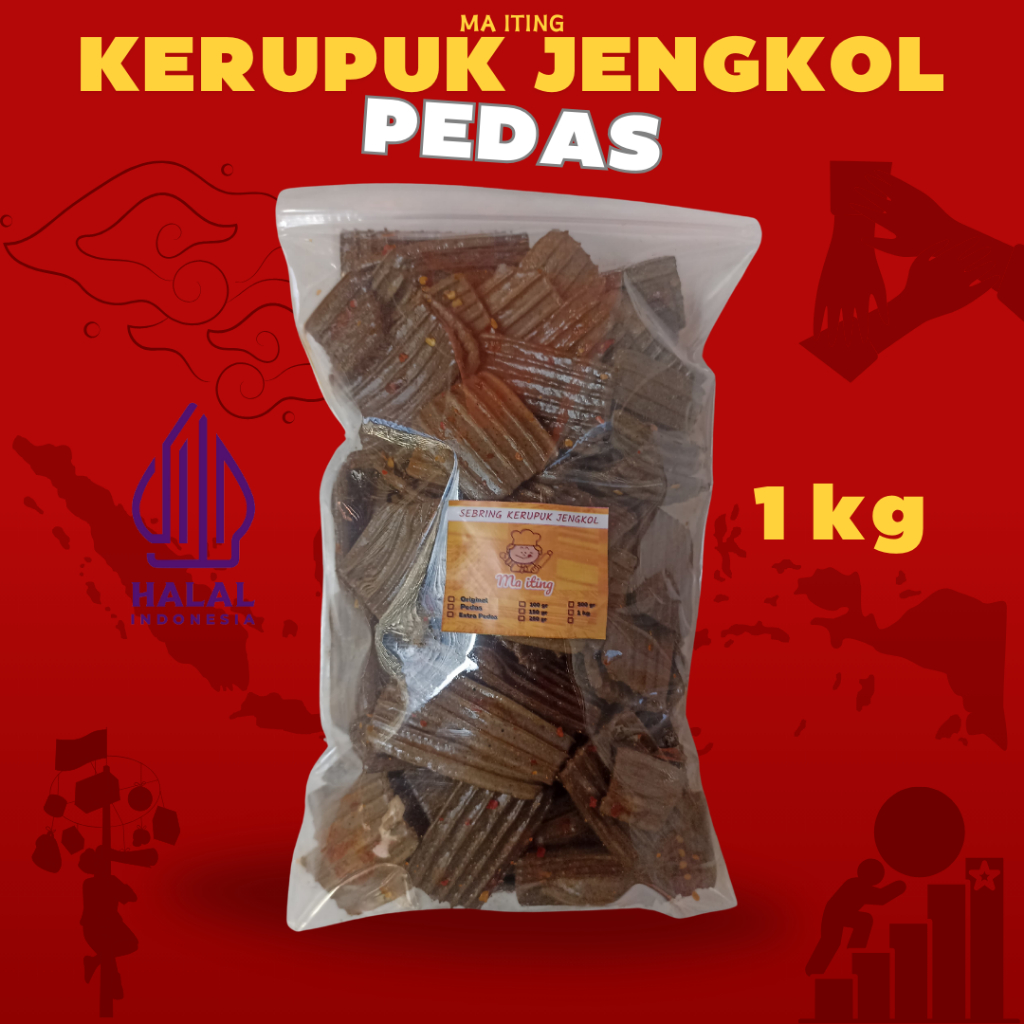 

Seblak Kerupuk Jengkol Pedas 1kg