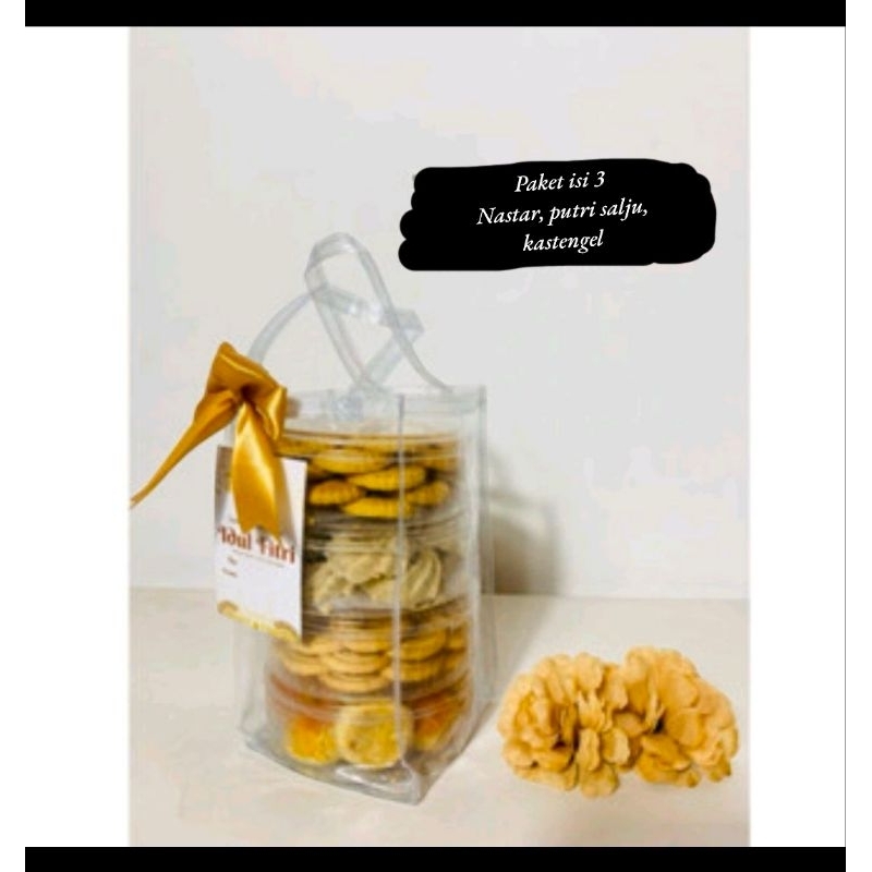 

70rb dapat 3pcs kue / paket hampers murah / nastar /kastengel /putri salju