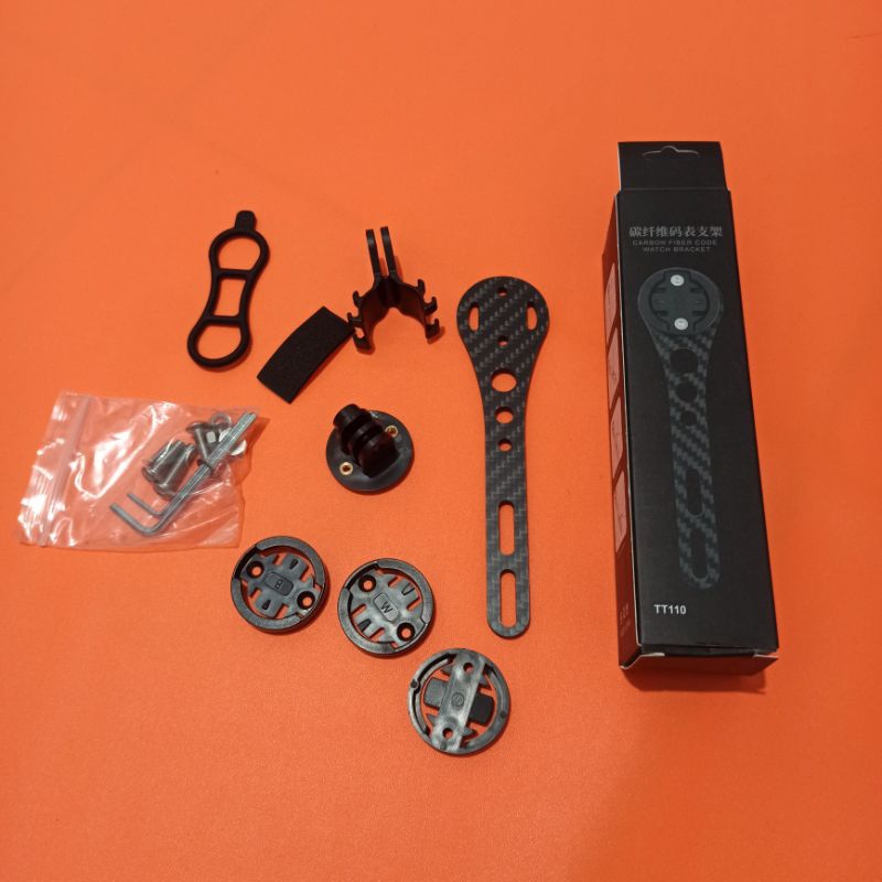 Dudukan Speedometer Garmin Lampu Kamera Barfly Stick Stand Roadbike