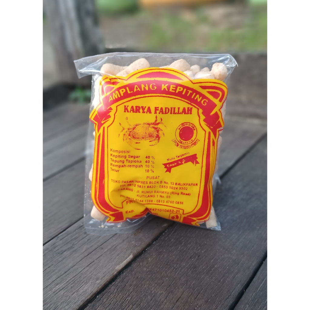 

Amplang Kepiting Gurih Kuku Macan Snack "KARYA FADILLAH" Khas Balikpapan Kalimantan