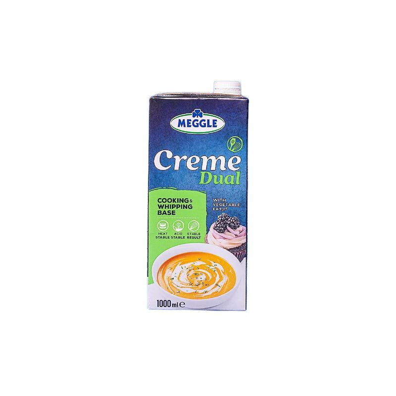 

Cooking Cream Meggle / MEGGLE Creme Dual / Cooking & Whipping Meggle - 1 Ltr
