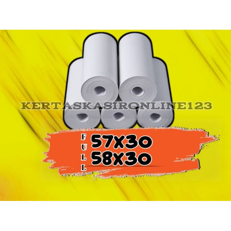 

Kertas Kasir Thermal Edc 58x30mm Coroles Paket 20 Roll