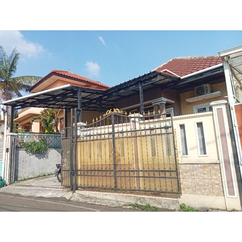 kanopi baja ringan atap spandek pasir