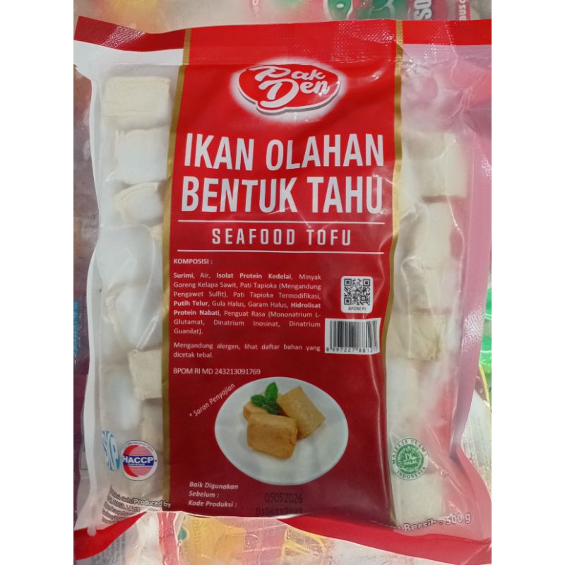 

Pak Den Ikan Olahan Bentuk Tahu (Tofu)500gr