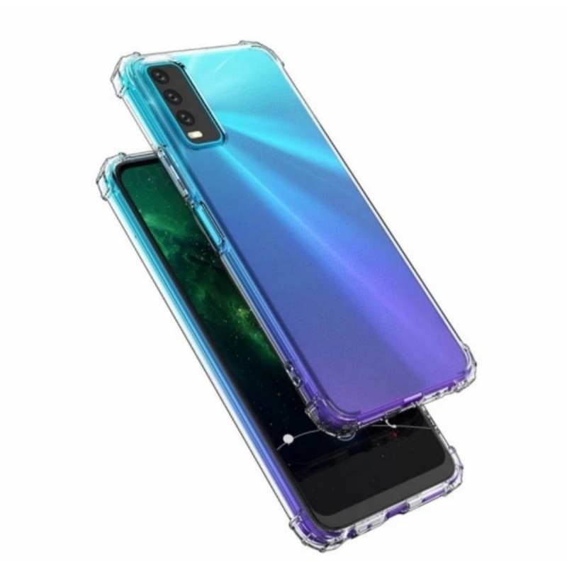 Case Hp For Vivo Y12s Y20 Y20s Casing Anti Crack Clear Jelly Bening Softcase