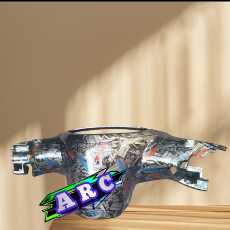 BATOK BELAKANG MIO SPORTY CARBON CELUP MOTIF FORGED,KEVLAR