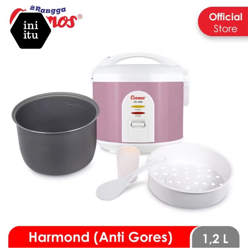 [ Cosmos ] Rice Cooker / Magic Com Harmond Cosmos CRJ 6028 - 1,2 Liter