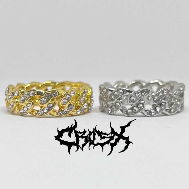 EJI RING / THUNDER RING CINCIN PETIR KILAT PERMATA BERLIAN STARBOY CROSS RING CINCIN SALIB RING SKUL