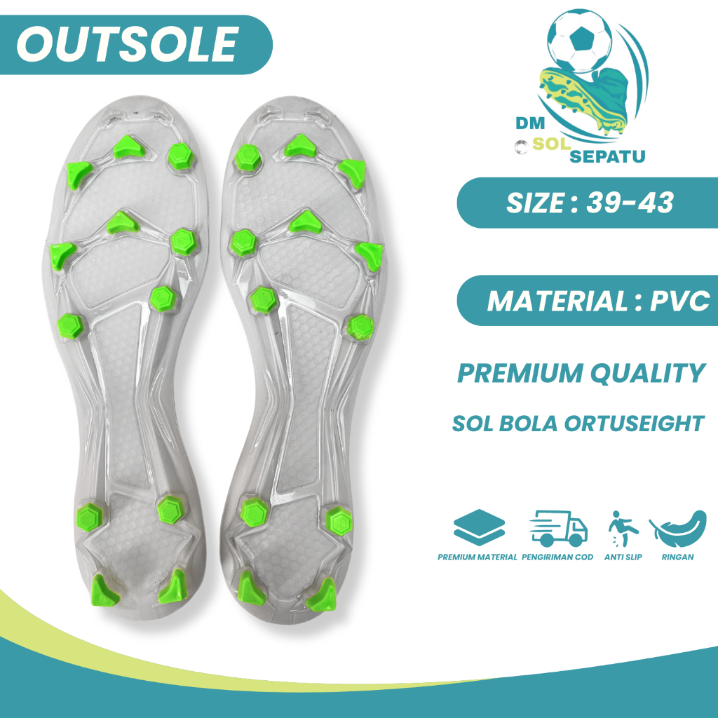 Promo  Pull Sepatu Bola Imfort Outsole Sepatu Bola Ortuseight Original Size 39-43