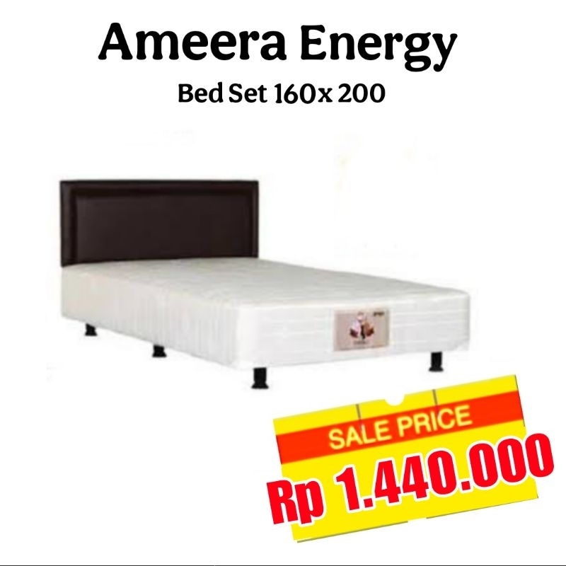Spring bed 160 x 200 Ameera Energy Set