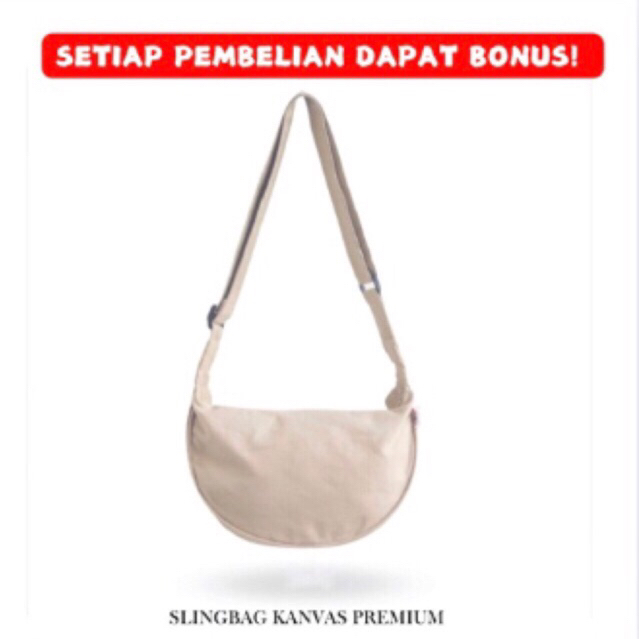 Tas selempang kanvas pria wanita / Slingbag Kanvas Cewek Cowok Kasual / Slingbag kanvas uniql0 korea