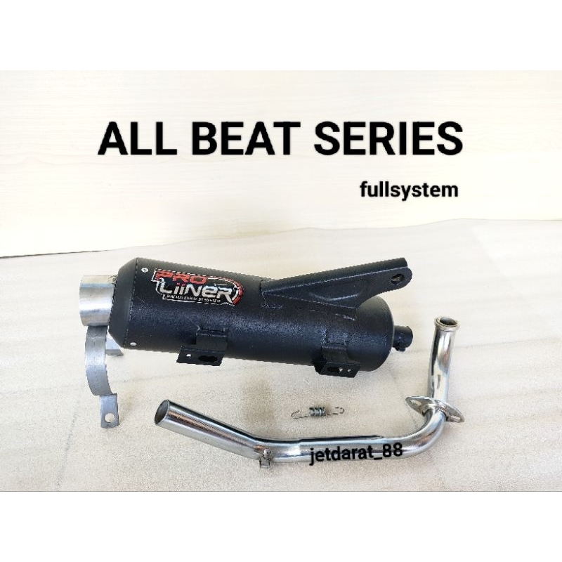 knalpot racing tsukigi PROLINER untuk motor BEAT.beat karbu.beat pgm-fi.beat esp-fi.beat pop.beat st