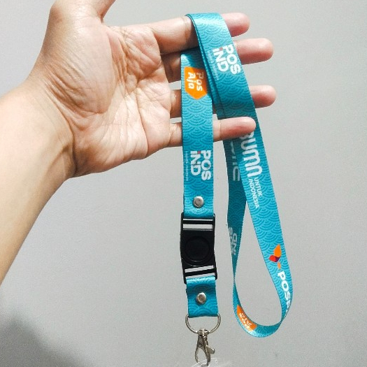 

Gantungan Lanyard ID Card Posindonesia Motif Batik Warna Hijau Tosca