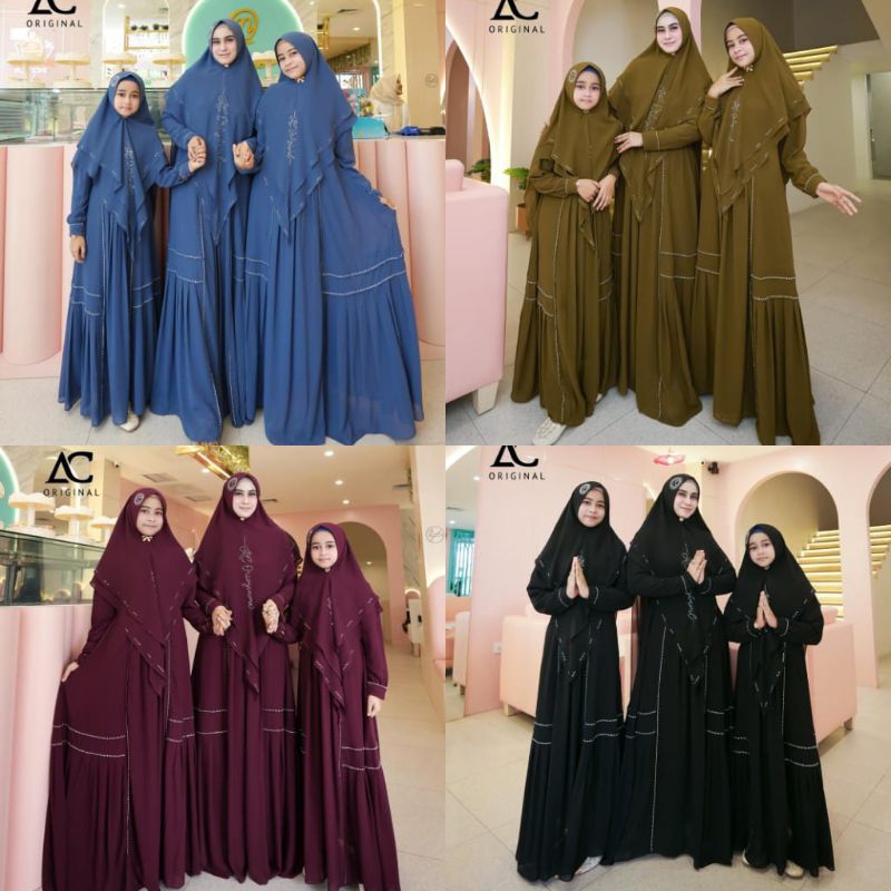 Gamis syar'i Salwa couple by AC original
