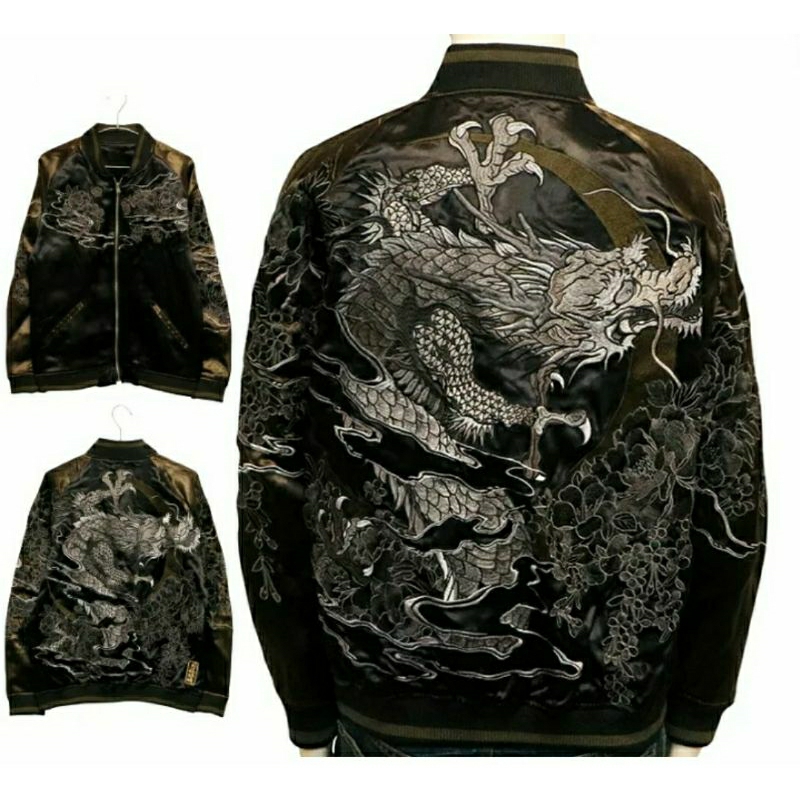 ORIGINAL JACKET SUKAJAN IMPORT FULL BORDIR BOLAK-BALIK