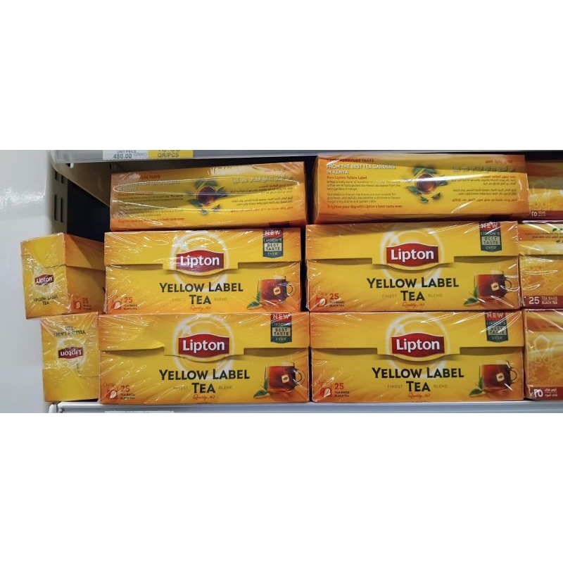 

Lipton Arab Yellow Label Original saudi isi 25 bag