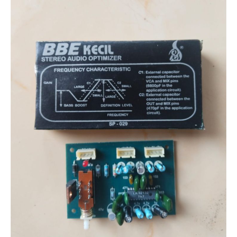 Kit BBE (Bass Boster Expander ) mini Sound Optimizer Penambah Bass GLEER Pada Sound Sistem S-029